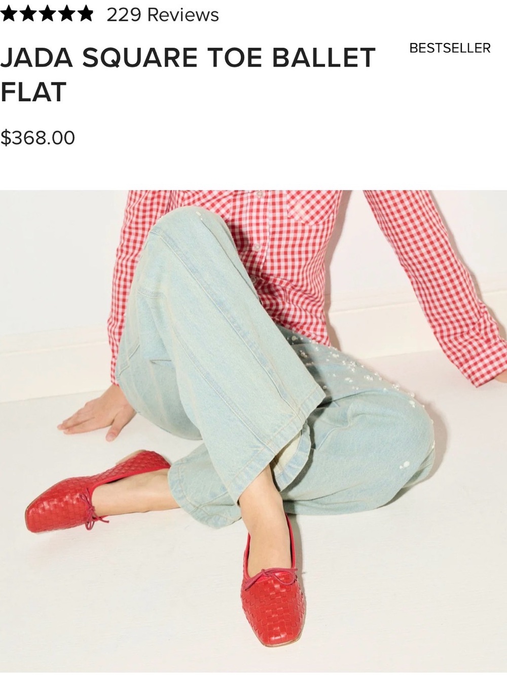 Freda Salvador Jada Square Toe Flat | size 8